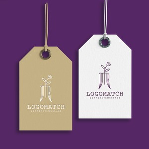 優雅な一輪の花Rのロゴ