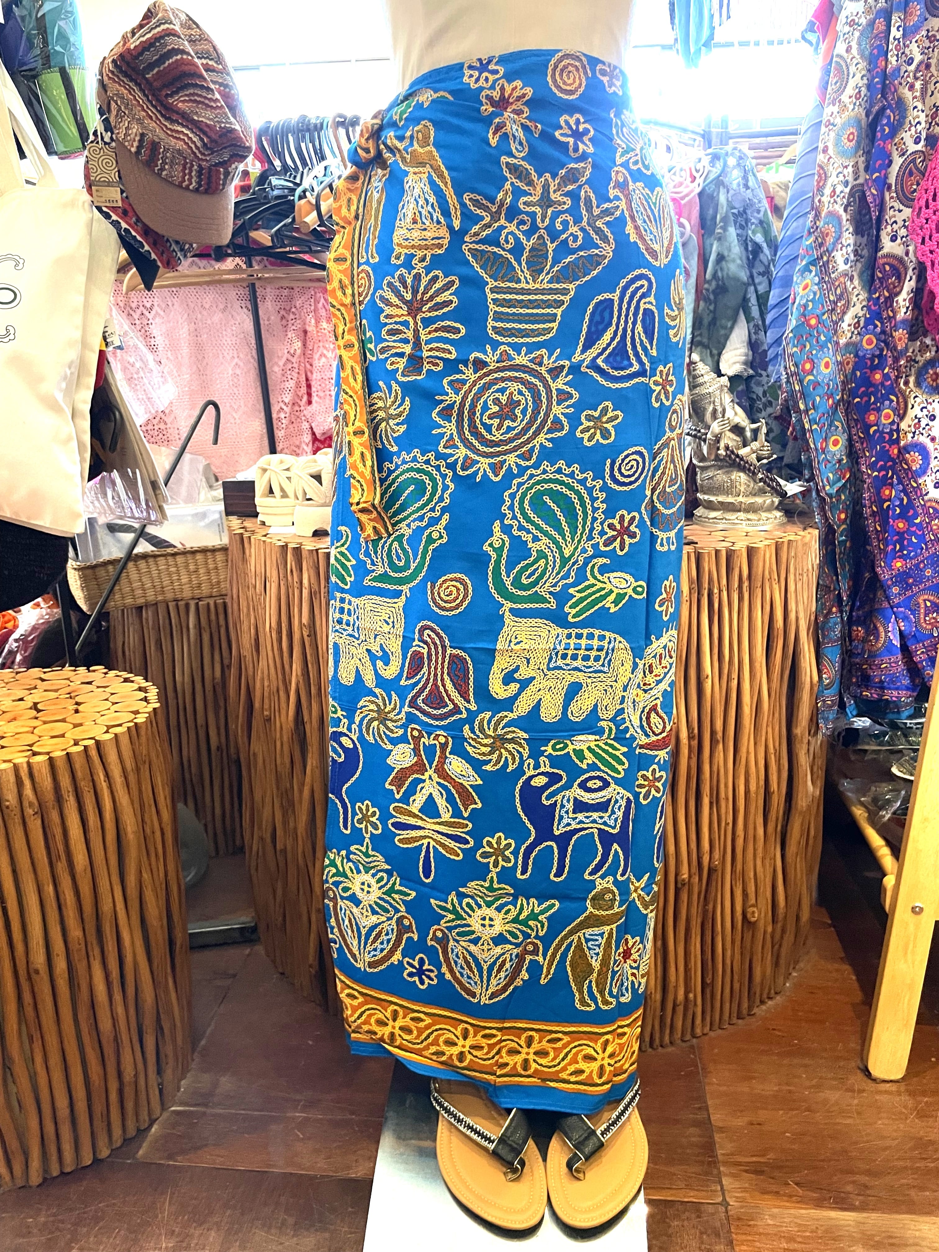 巻きスカート ラップスカート ロングスカート メンズスカート