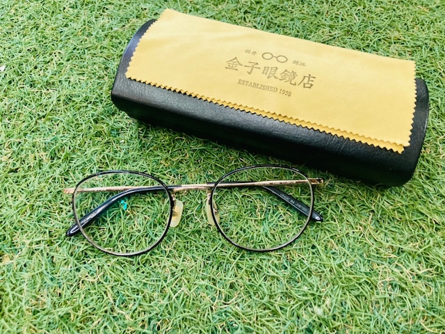 KANEKO OPTICAL VINTAGE KV-59 BKGP 52□21-145 130369