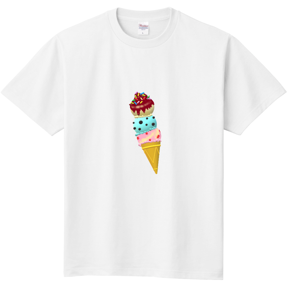 SLY☆完売レアTシャツ☆アイスクリーム GALFY ガルフィー サガラワッペン アイスクリームロゴ 刺繍 Tシャツ L