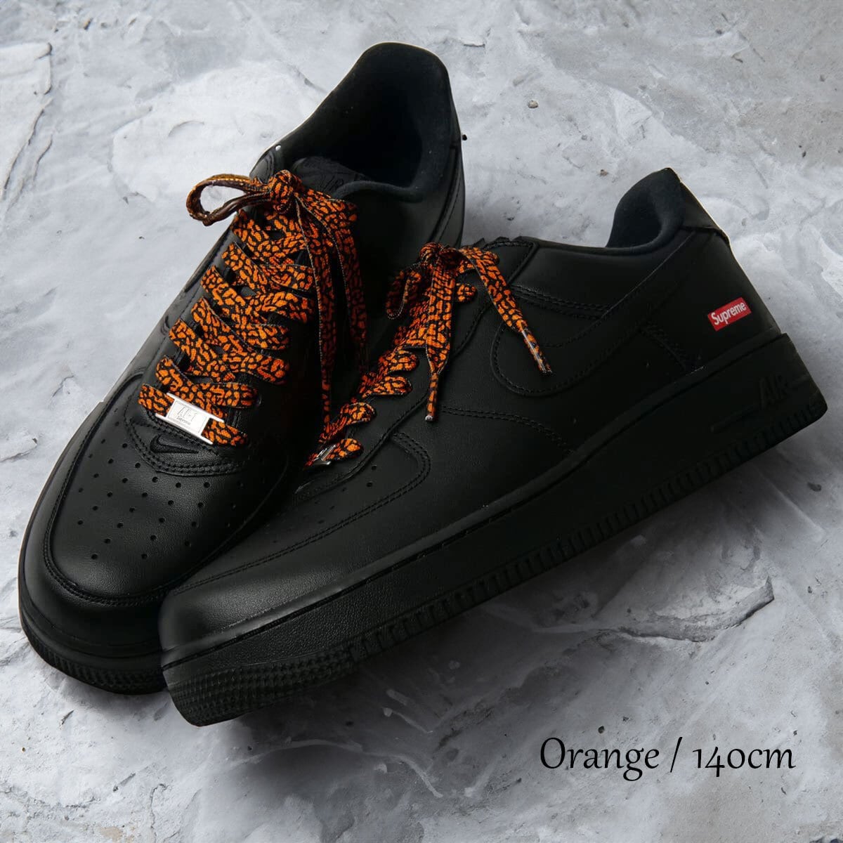 シューレース セメント柄 cement エレファント柄 SHOELACE 靴ひも くつ