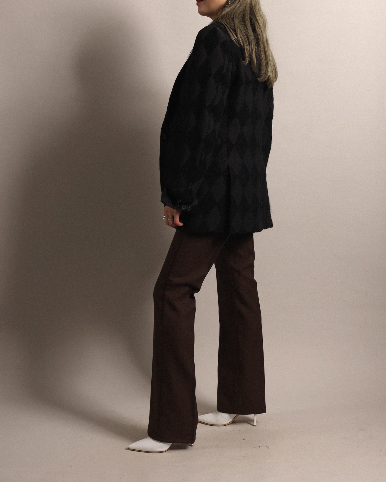 Costume National / Diamond Pattern Jacket