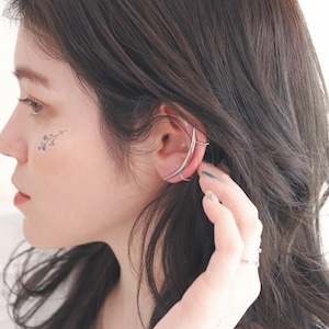 EAR CUFF || 【通常商品】 HORN EAR CUFF || 1 EAR CUFF || SILVER || FBB070