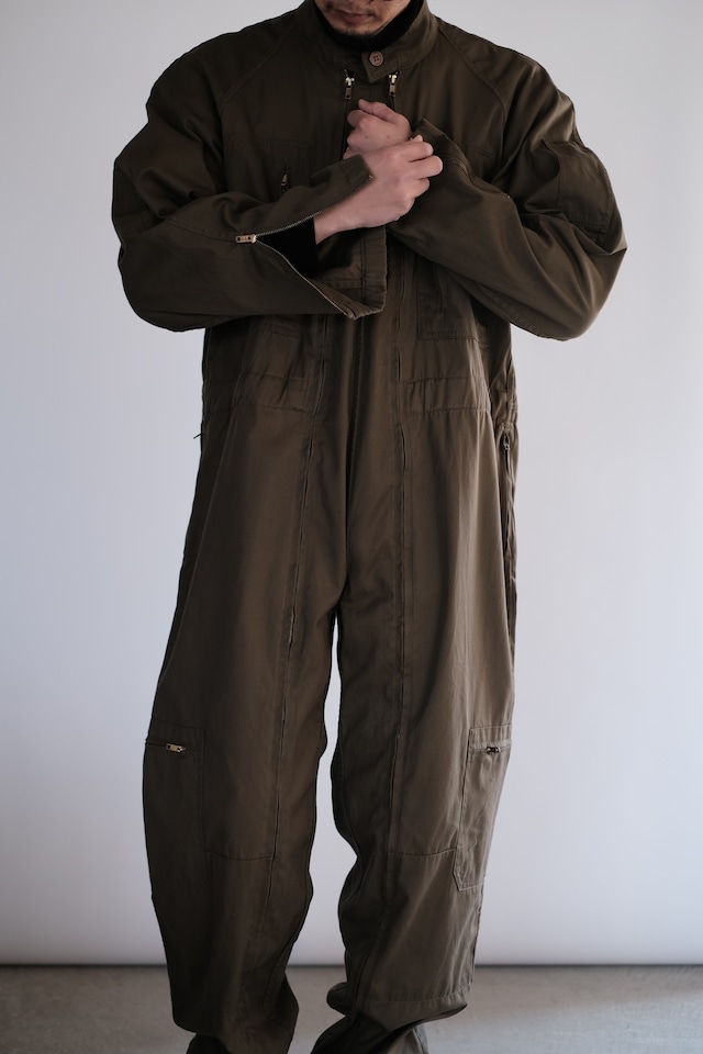 VINTAGE / Military Double Zip Up Jumpsuit