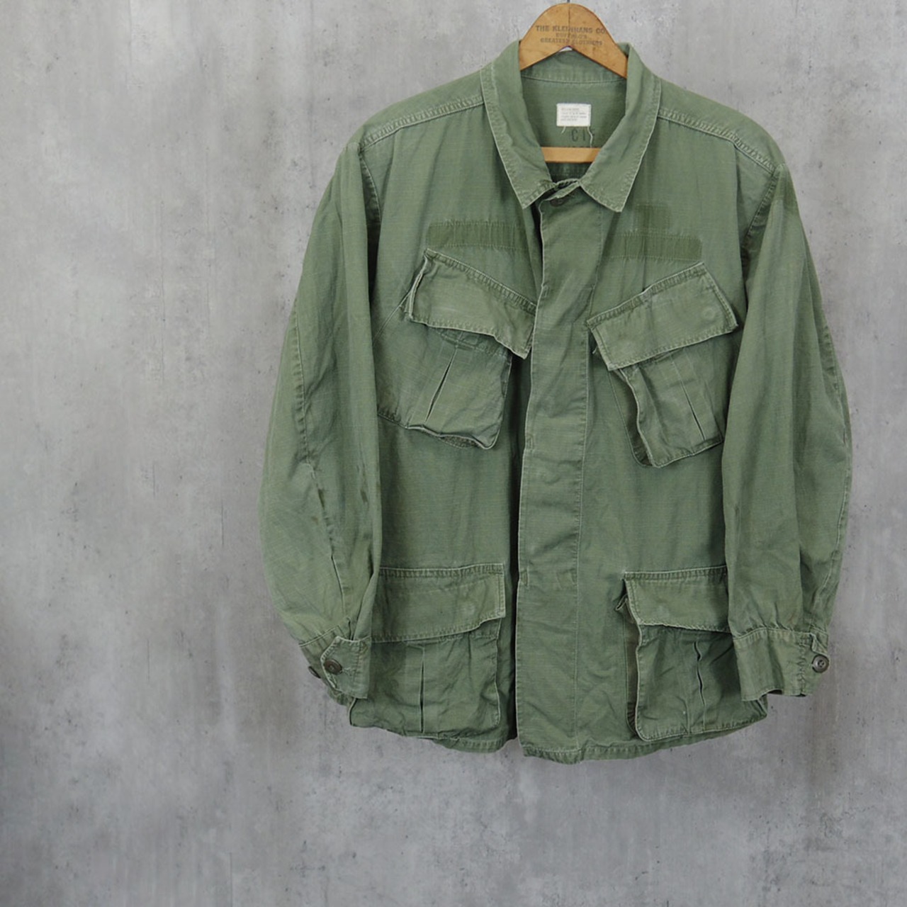 60s アメリカ軍 ジャングルファティーグシャツ 5th OG-107 | armee