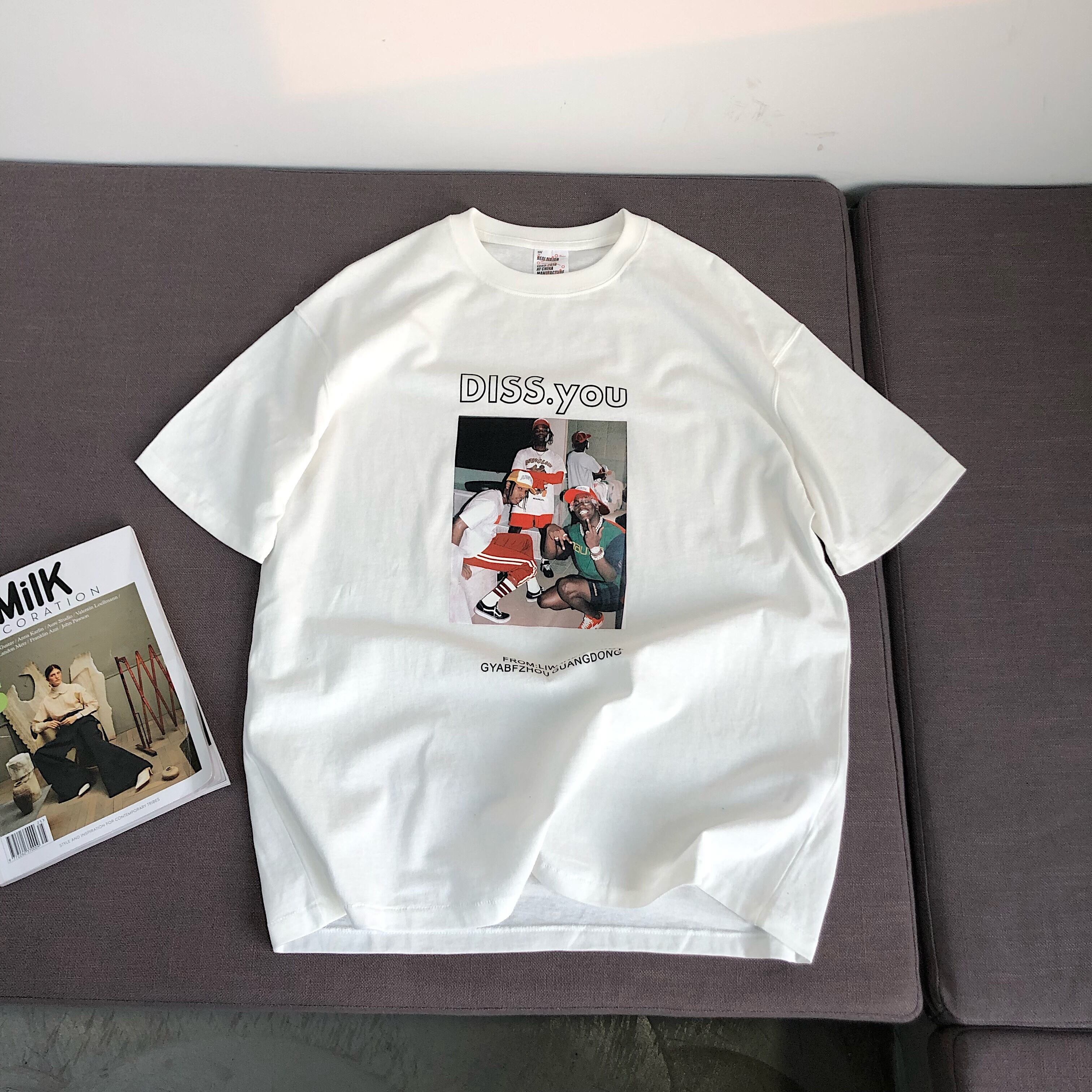 全3色 Tシャツ カットソー プリント カジュアル シンプル