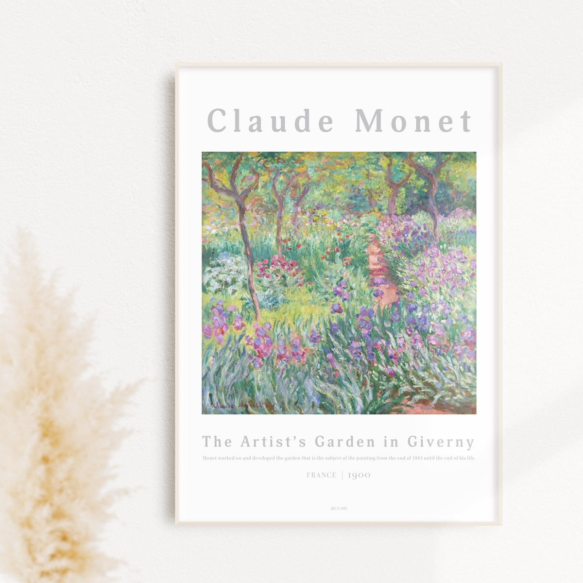 The Artist S Garden In Giverny Ap092 クロード モネ アートポスター 絵画 植物 花 庭 Broomin ブルームイン アートポスターのオンライン通販