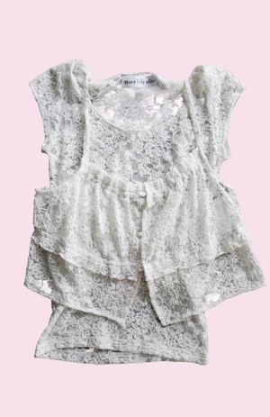 【SALE】 Nora Lily elle/ between layers-white