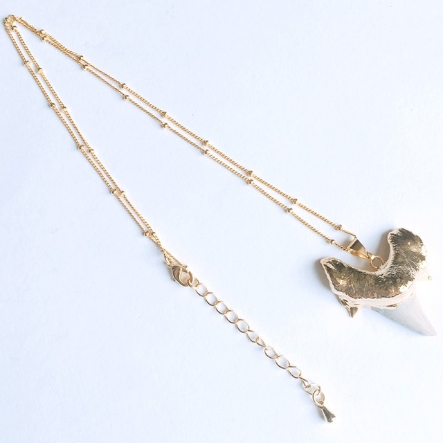 shark tooth ネックレス☆シャークトゥース☆サメの歯 幸運 魔除け  