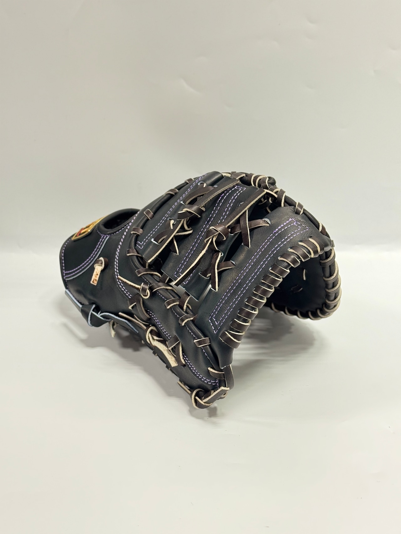 ZETT PROSTATUSーゼットプロステイタス michii supreme order 硬式グローブ ゼットミチイオリジナルグラブ 右投げ用 633型 ナイトブラック×ブラウン 85・画像4