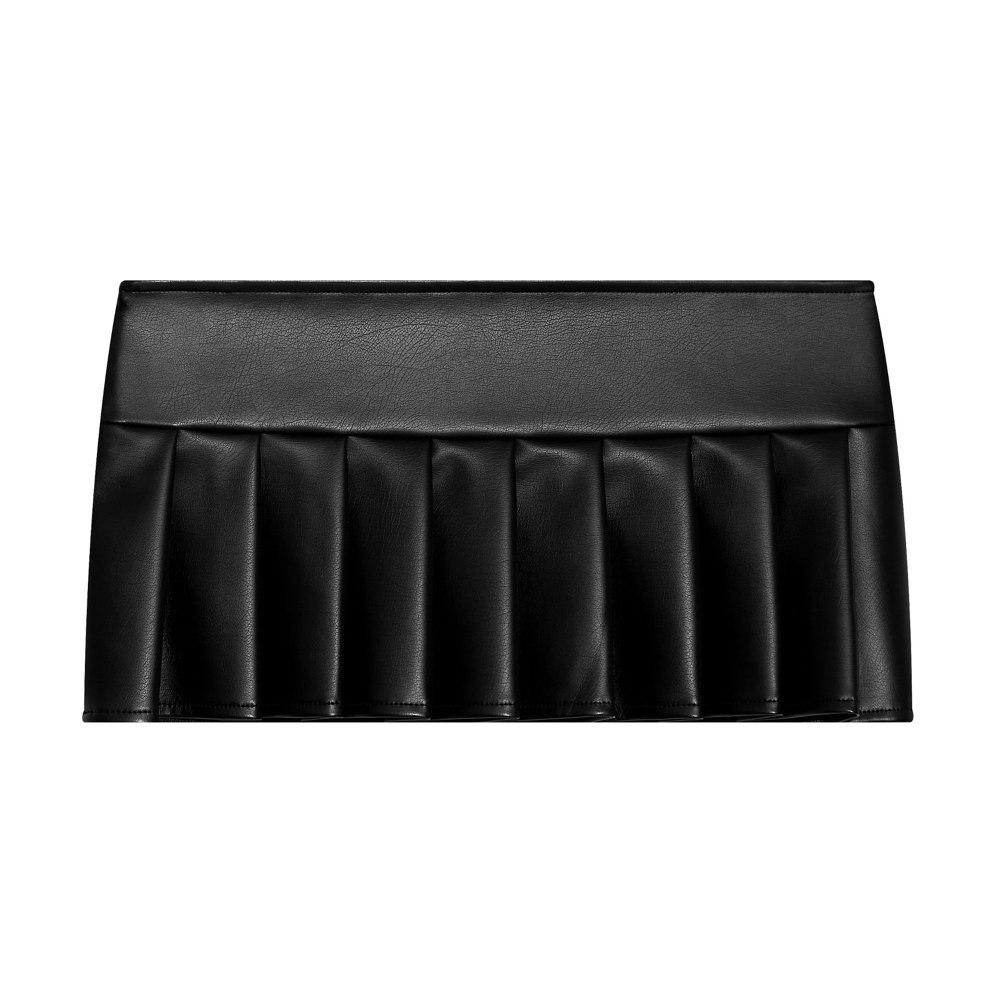 bonnae】Embossed micro pleated skirt (Black) | MINERAL