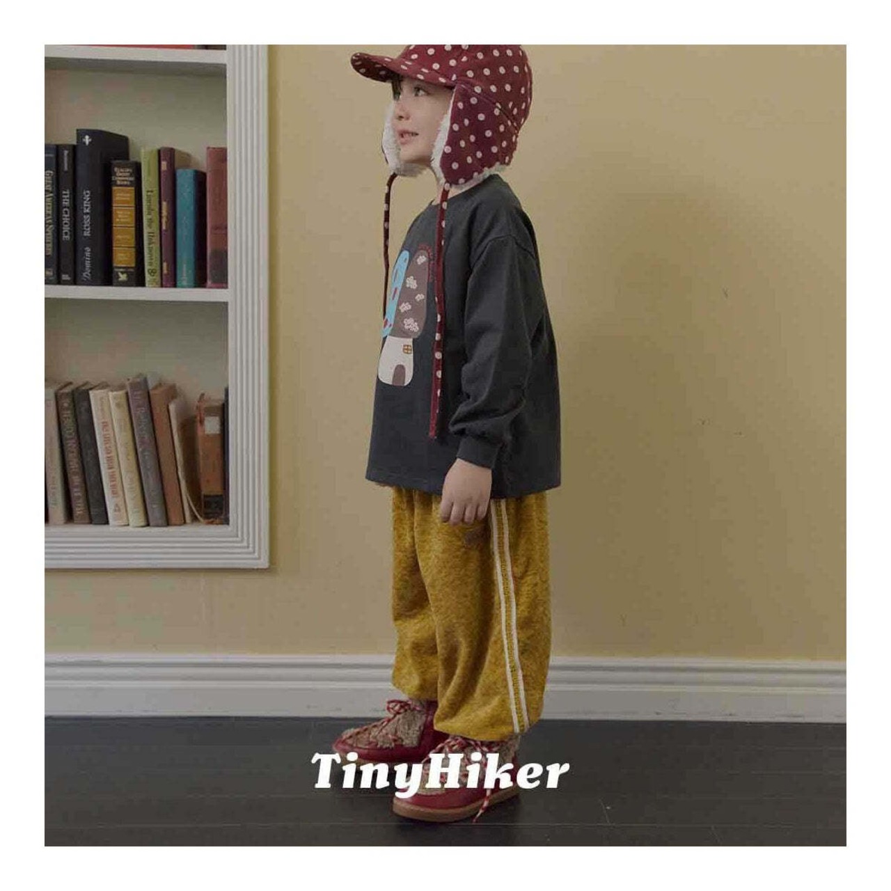 【取寄】Tiny Hiker シルキーテープジョガーパンツ｜冬服｜韓国子供服