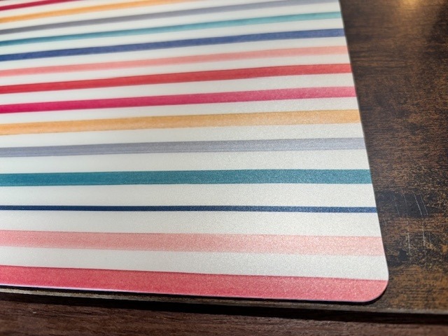 ペット用ランチマット　ストライプ プレースマット  [カラー: ストライプ]