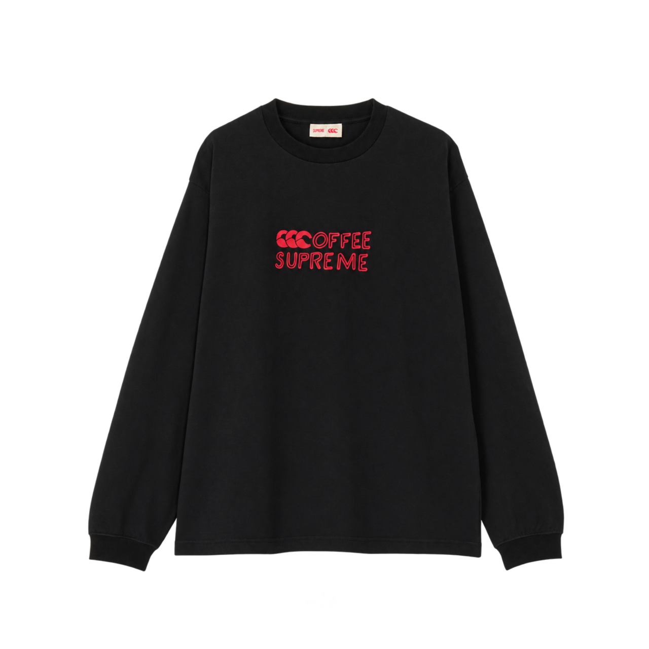 Canterbury x Coffee Supreme ラガール長袖シャツ Black