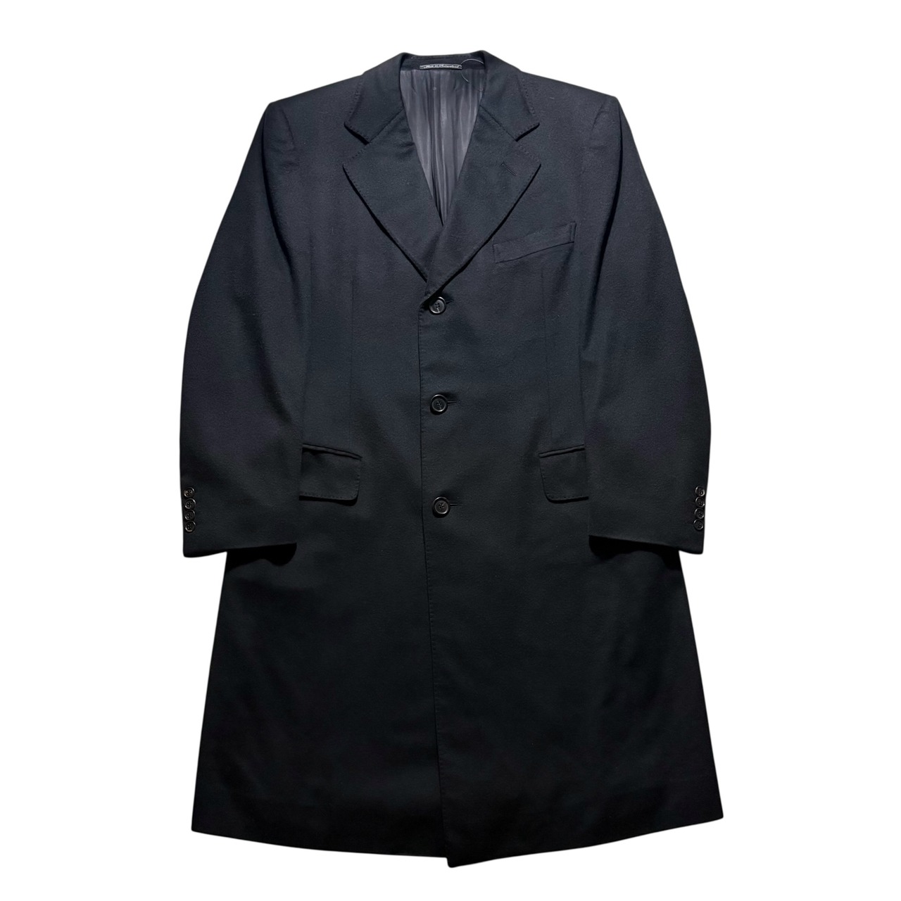 vintage ERMENEGILDO ZEGNA pure cashmere chesterfield coat