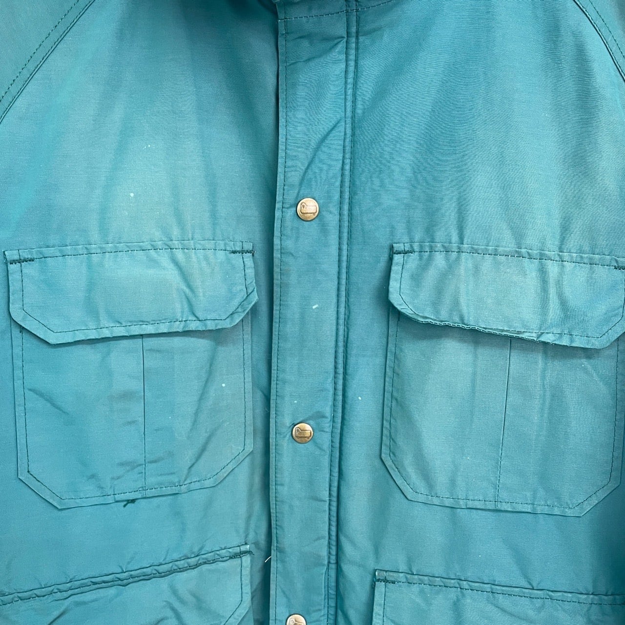 80s USA製 Woolrich マウンテンパーカー 緑 グリーン ヴィンテージ