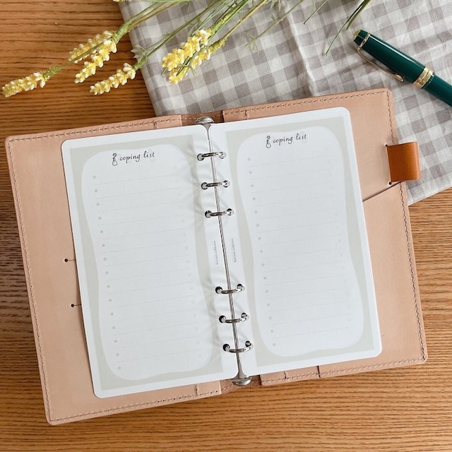 バイブルサイズ/コーピングリストリフィル