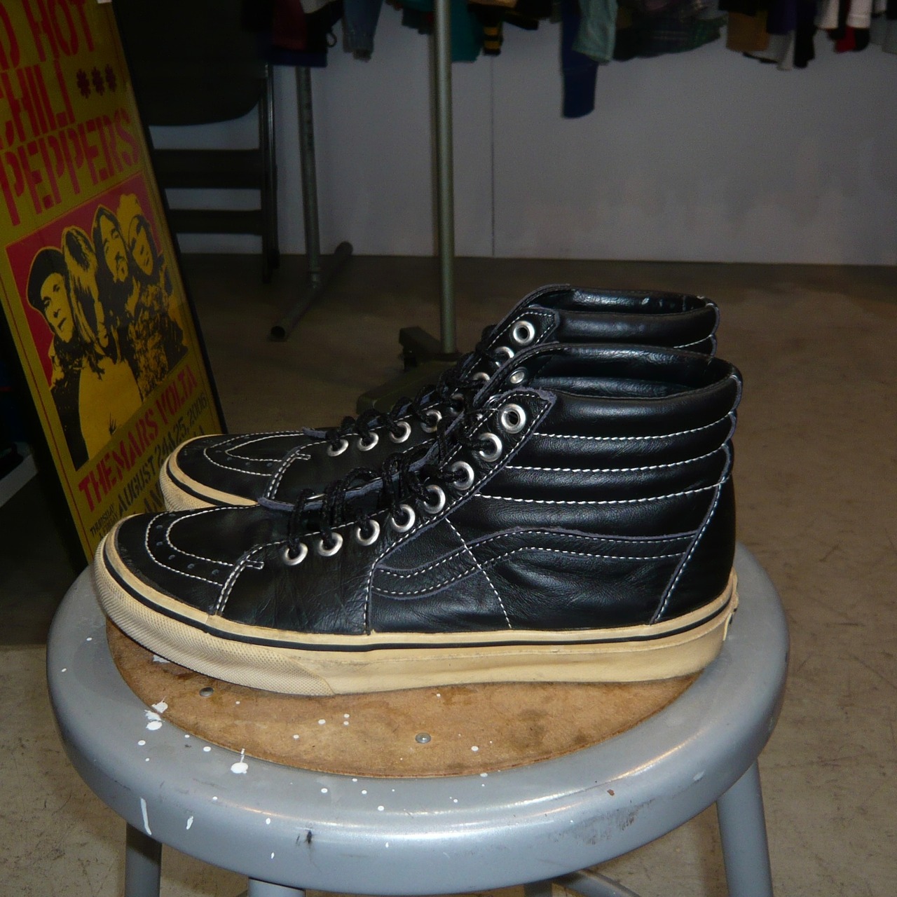 00s VANS SK8-HI レザー US8.5