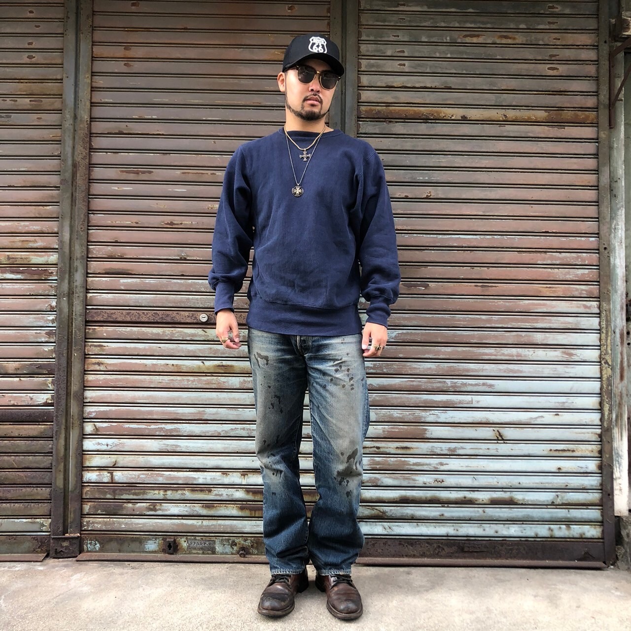 貴重 USA製 80s チャンピオン Champion リバースウィーブ トリコタグ 