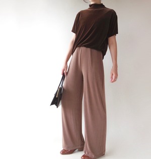 knit wide-leg pants