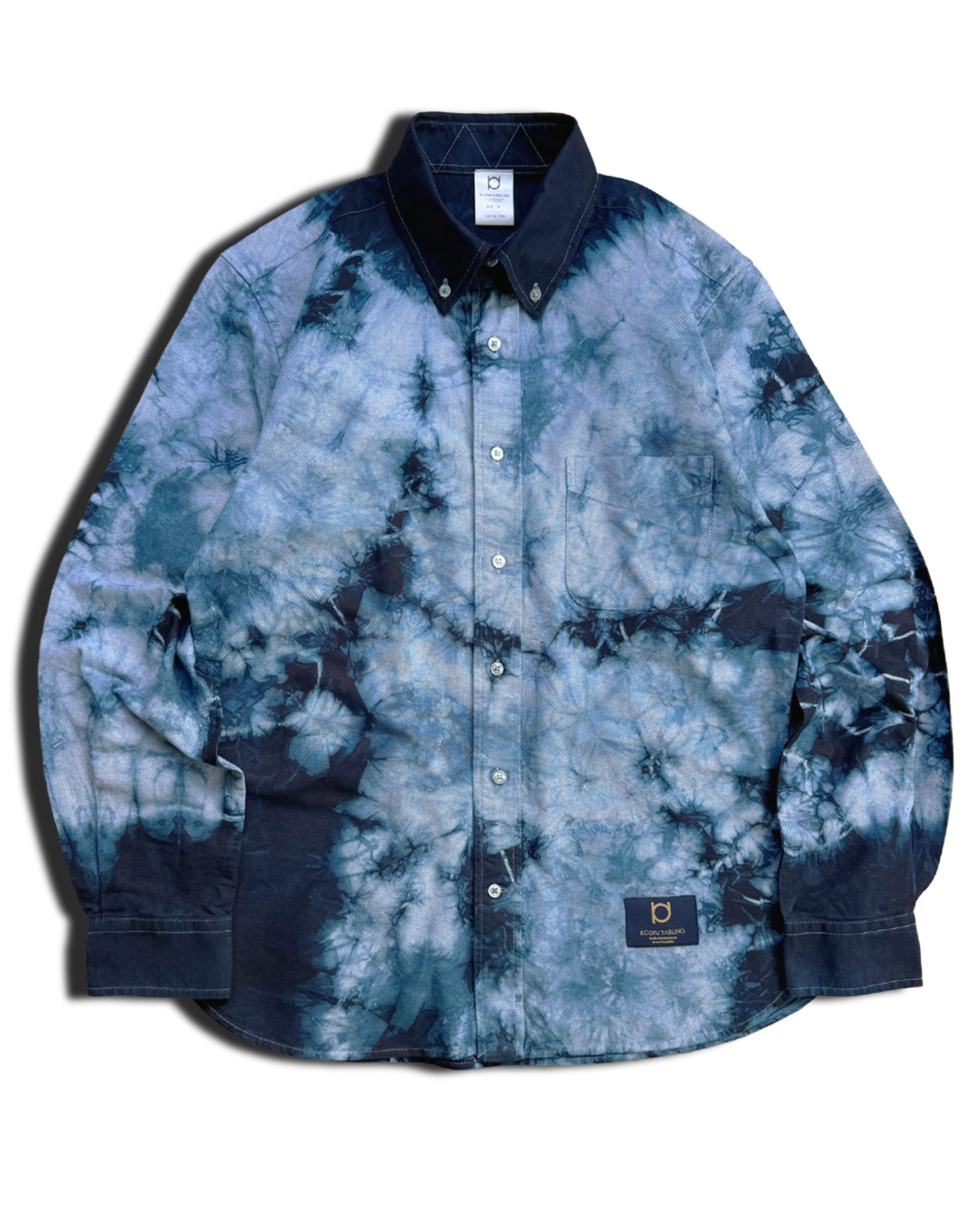 【数量限定販売】藍染めオックスフォードシャツ 冷水
