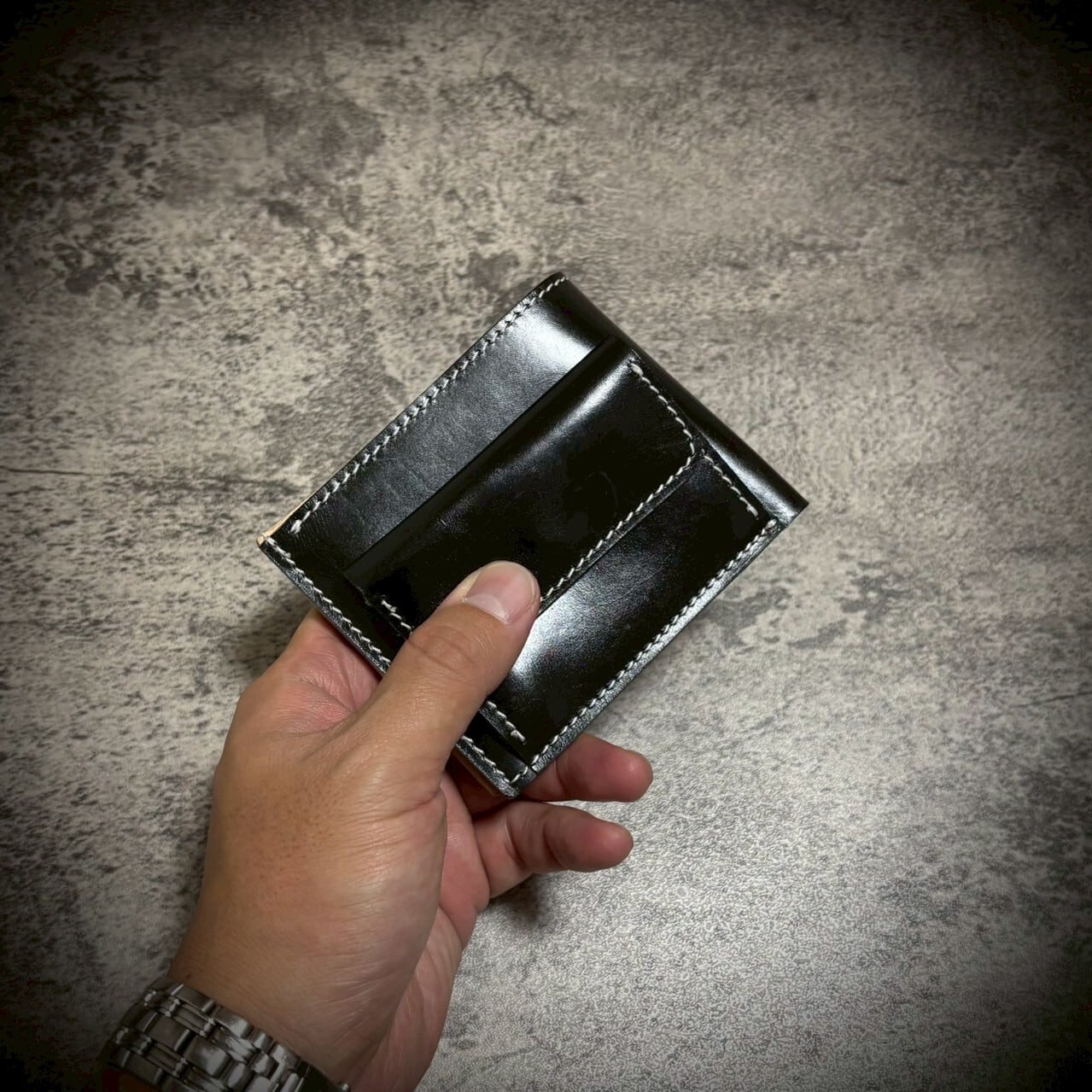 経年変化 二つ折り 財布 生成り ナチュラル 手縫い ヌメ革 本革 牛革 革財布 経年変化を楽しむ メンズ 二つ折り 財布 生成り ナチュラル