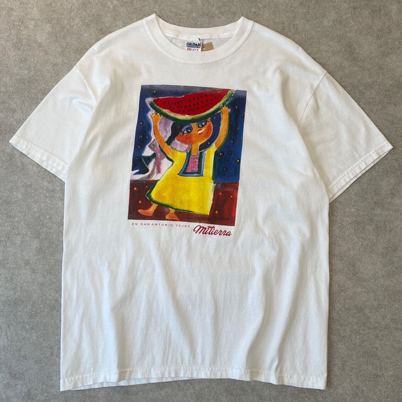 90s ミッキー おひつじ座 Tシャツ アート 古着 ディズニー