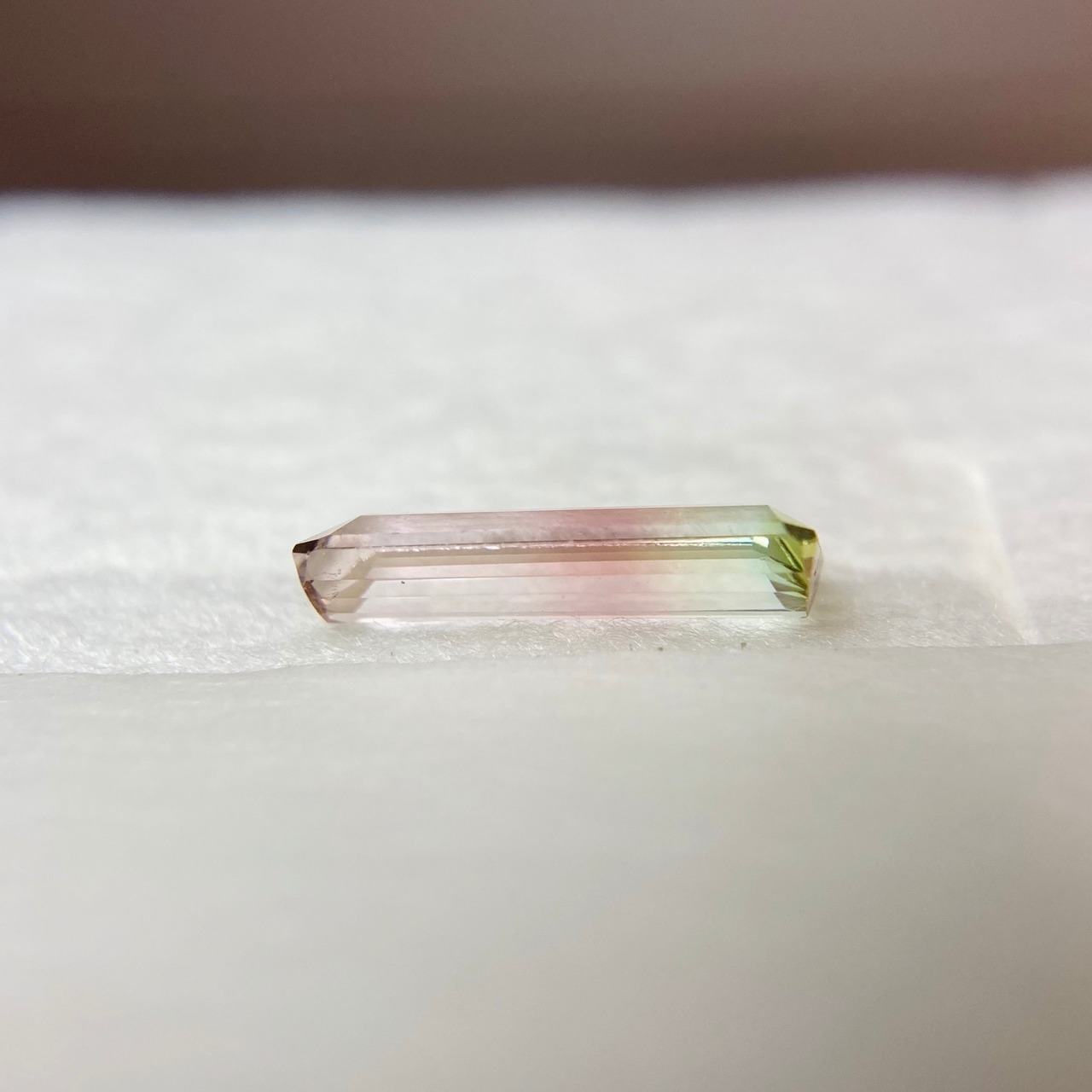 淡いカラー　バイカラートルマリン No.3　約1.30ct