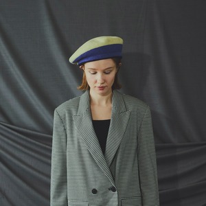 Composition  Beret-20世紀初頭の抽象画をモチーフにしたベレー帽-
