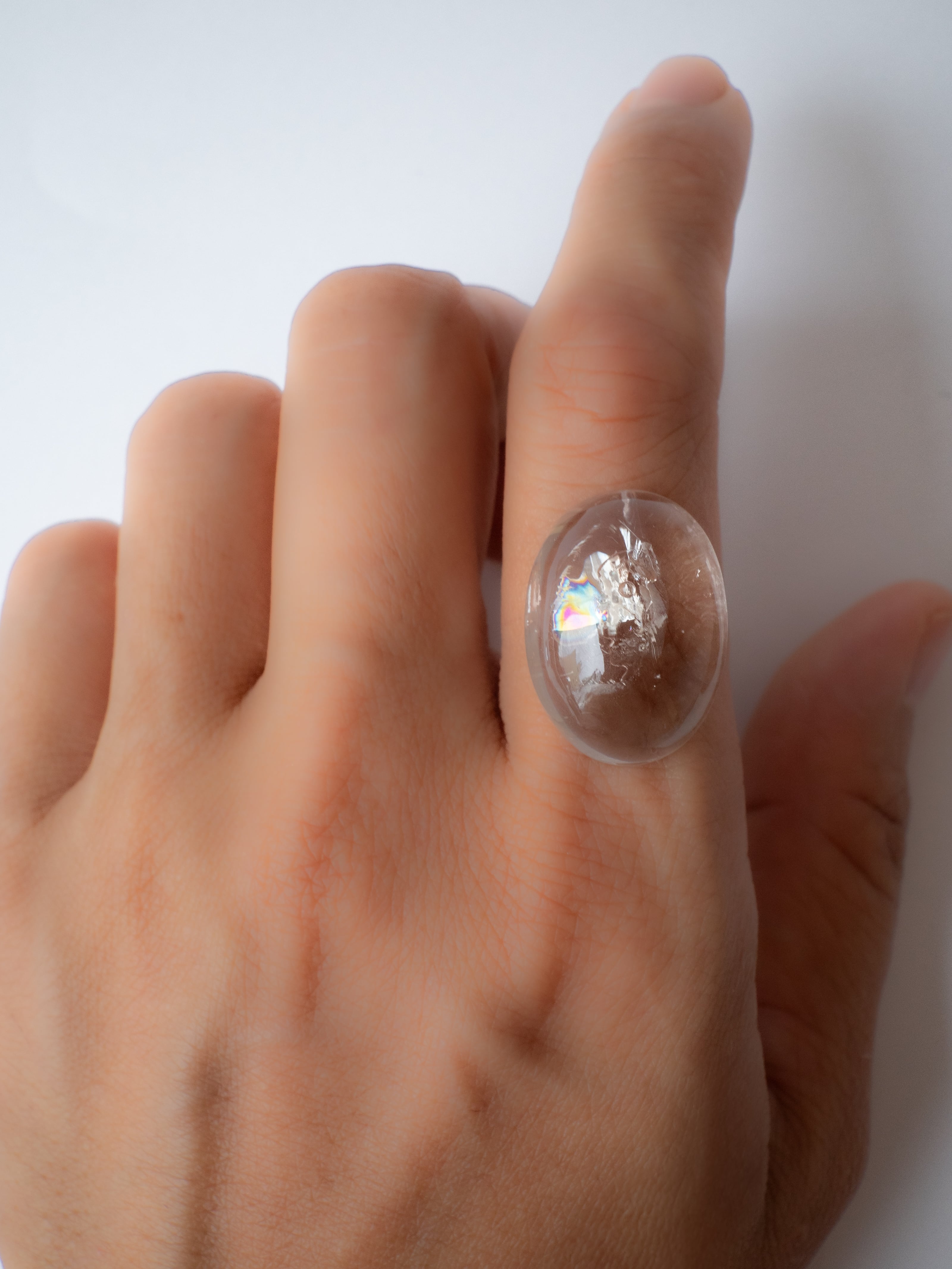水入り水晶 / エンハイドロクォーツ- b03 | SELSHA
