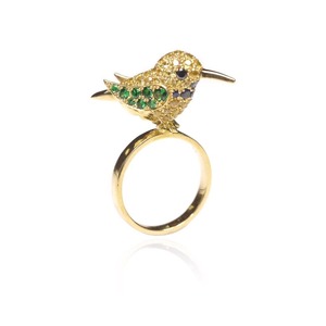 （S）Hummingbird ring（yellow）