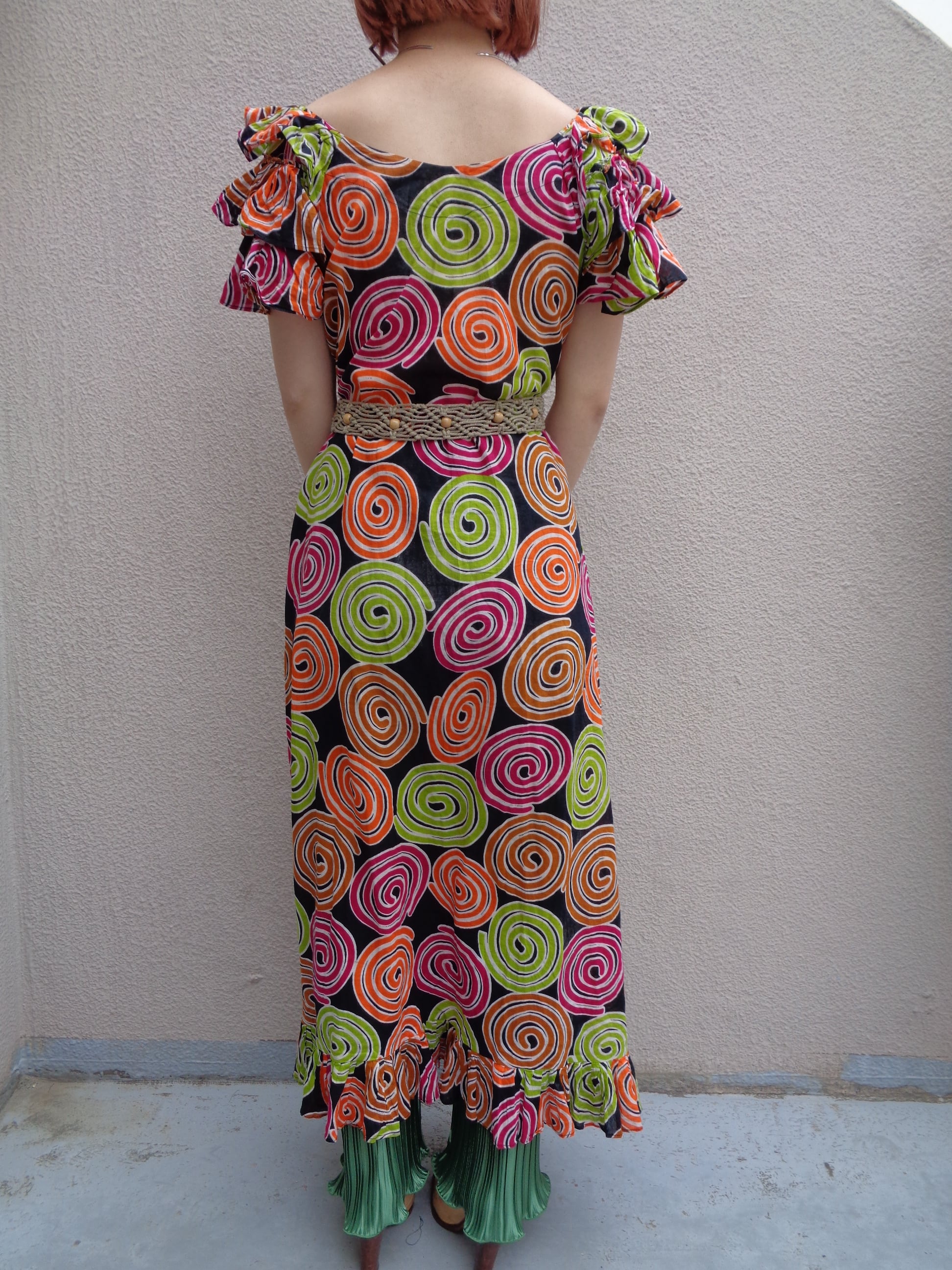 African batik dress／アフリカン バティックドレス | BIG TIME ...