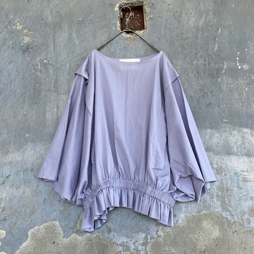 pullover blouse / organic cotton パープル