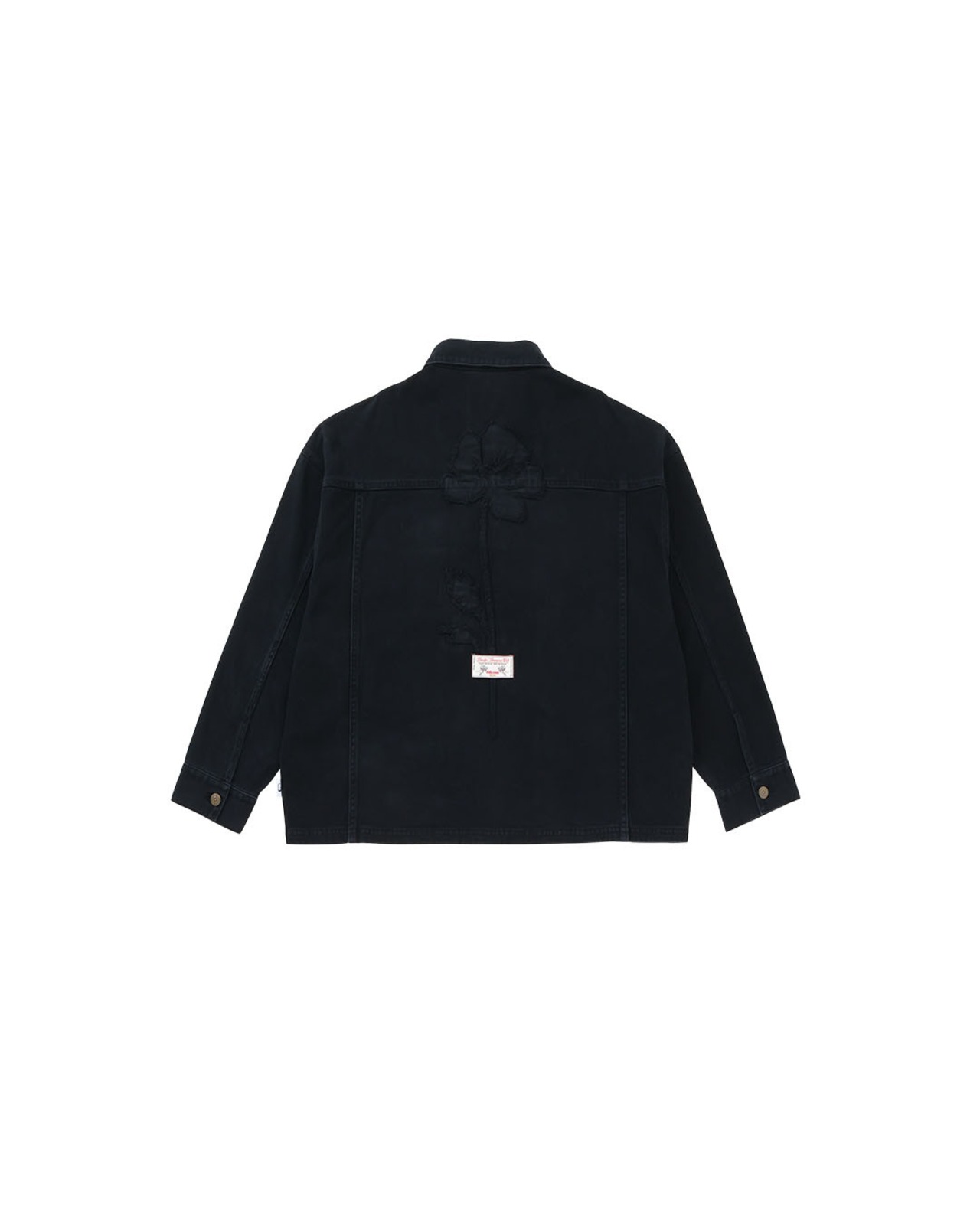 【#Re:room】WASHED VINTAGE BACK FLOWER JACKET［REJ151］