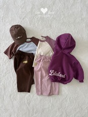 韓国子供服 / LALALAND / 26Autumn / ラテ ラグラン Tシャツ / 秋服 / キッズ *XS~XL*