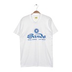 80s サンズ ラスベガス ホテル カジノ USA製 ヴィンテージ Tシャツ ホワイト 袖シングル SANDS 企業系 サイズXL BZ0626