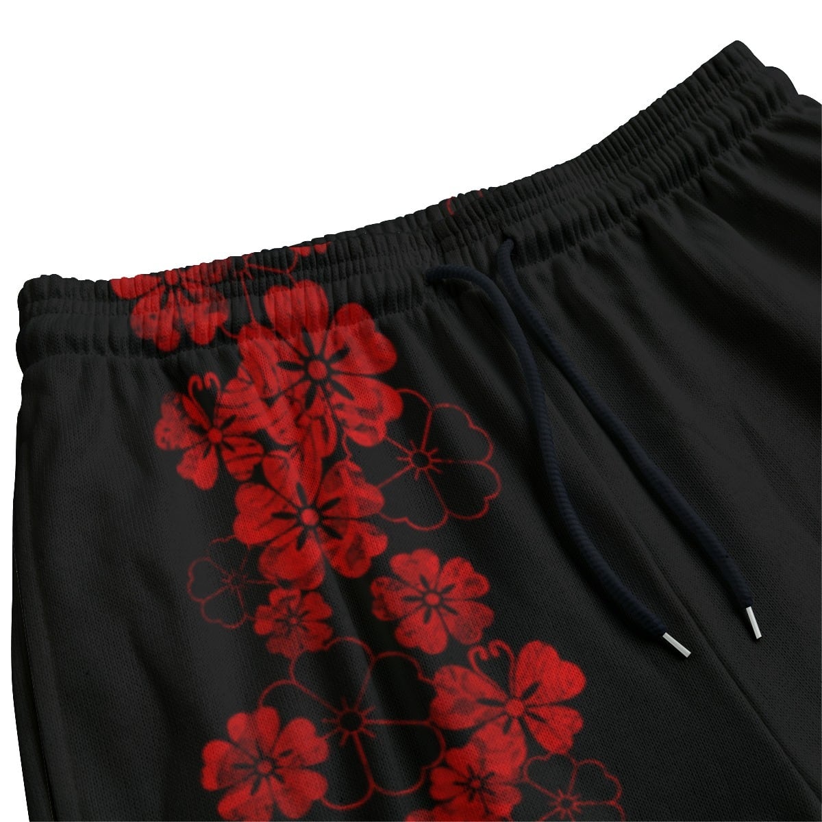 桜蝶紋様ライン 和柄 ストレートパンツ | Baroque Japanesque バロック