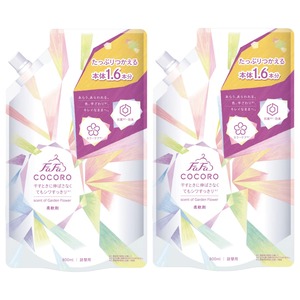 【在庫のみ】【まとめ買い】ファーファ ココロ 柔軟剤 詰替 800ml×2個セット 心安らぐ花束の香り