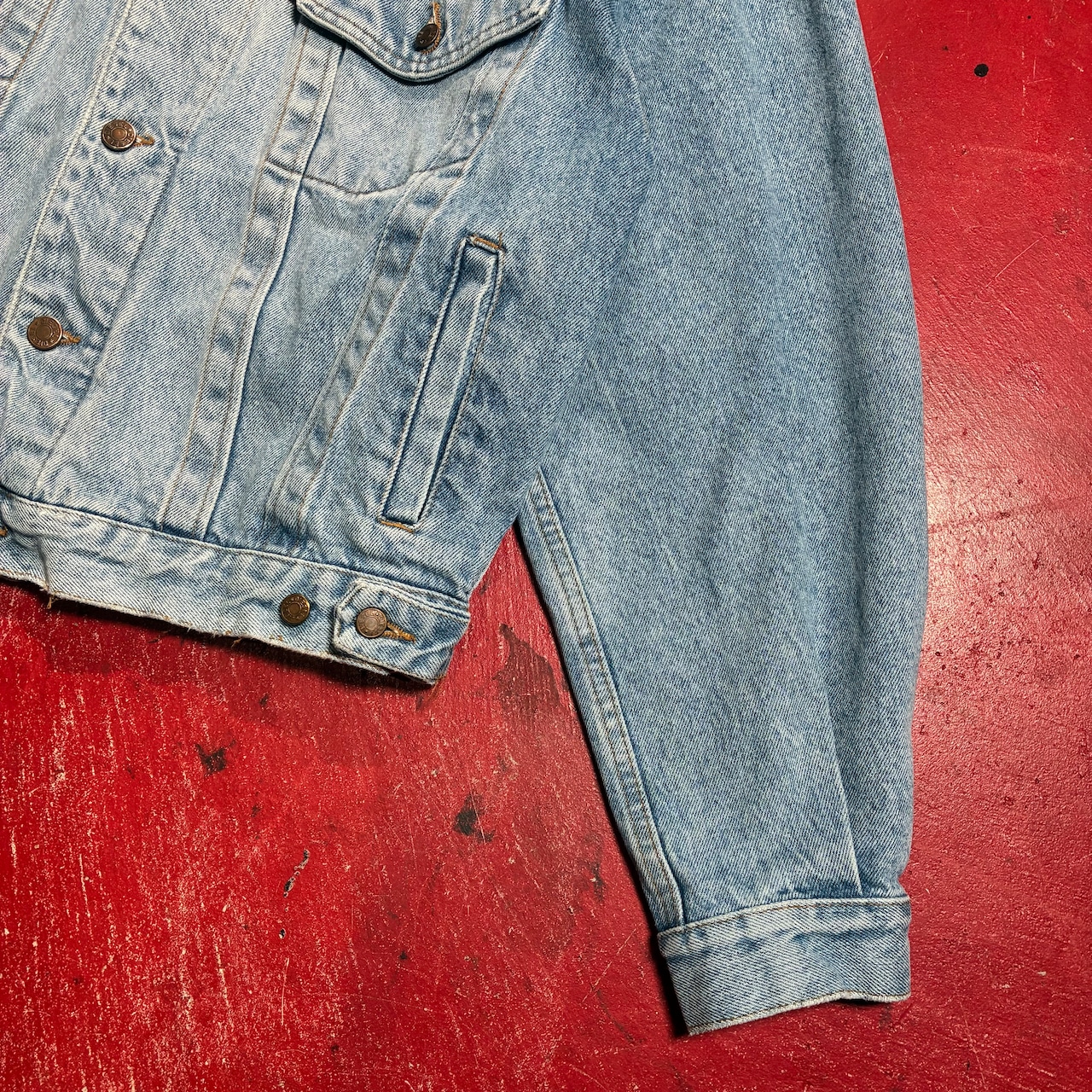 DIESEL デニムジャケット 短丈 アイスブルー M