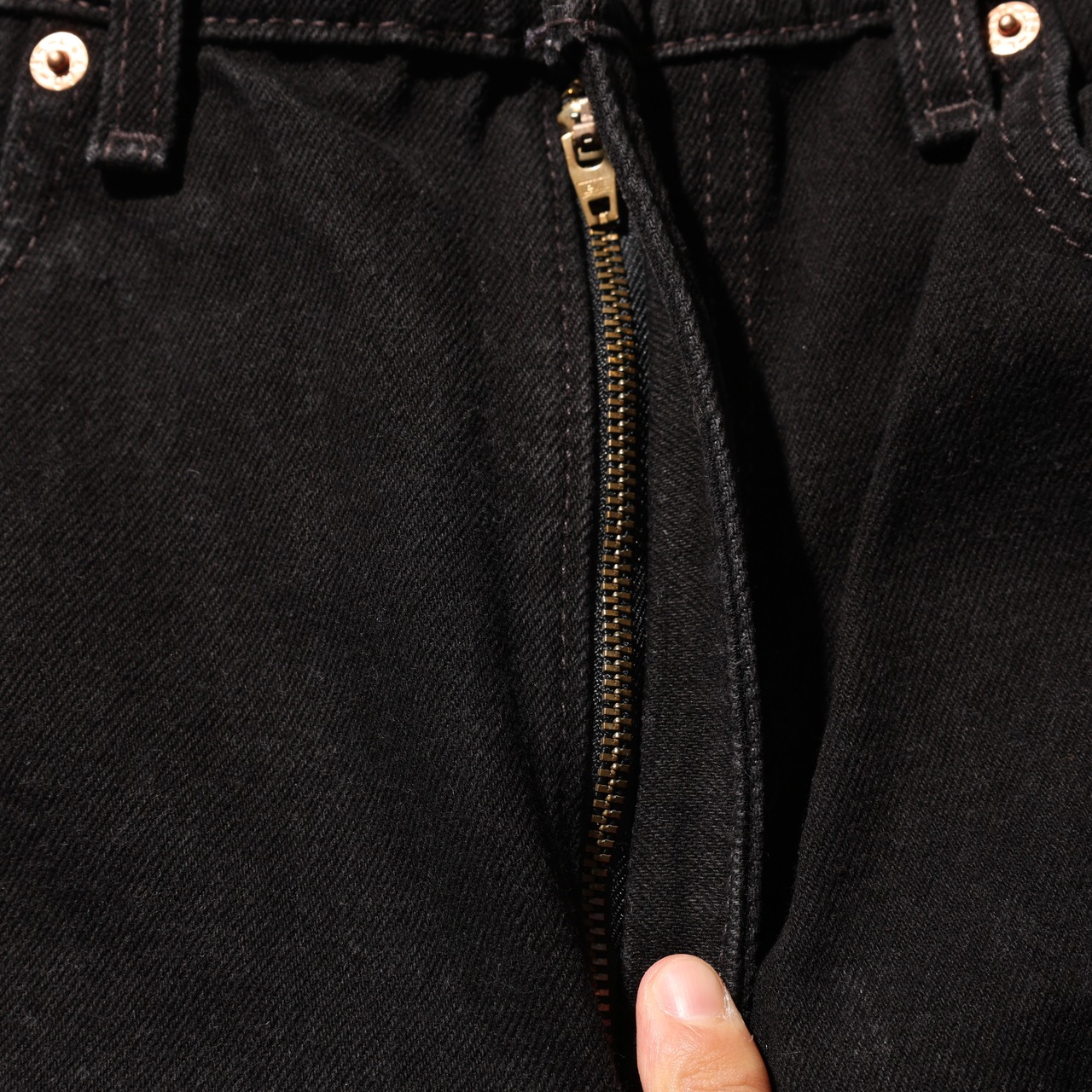 極美品 34×32 USA 98年 サルファーブラックデニムパンツ リーバイス