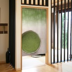 【受注生産】 のれん のれん  抹茶 幅85ｘ丈150cm