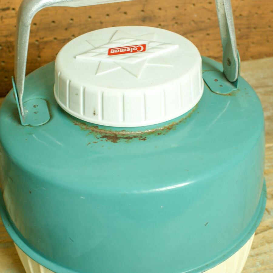 コールマン スノーライト ジャグ ビンテージ アクアブルー 1ガロン