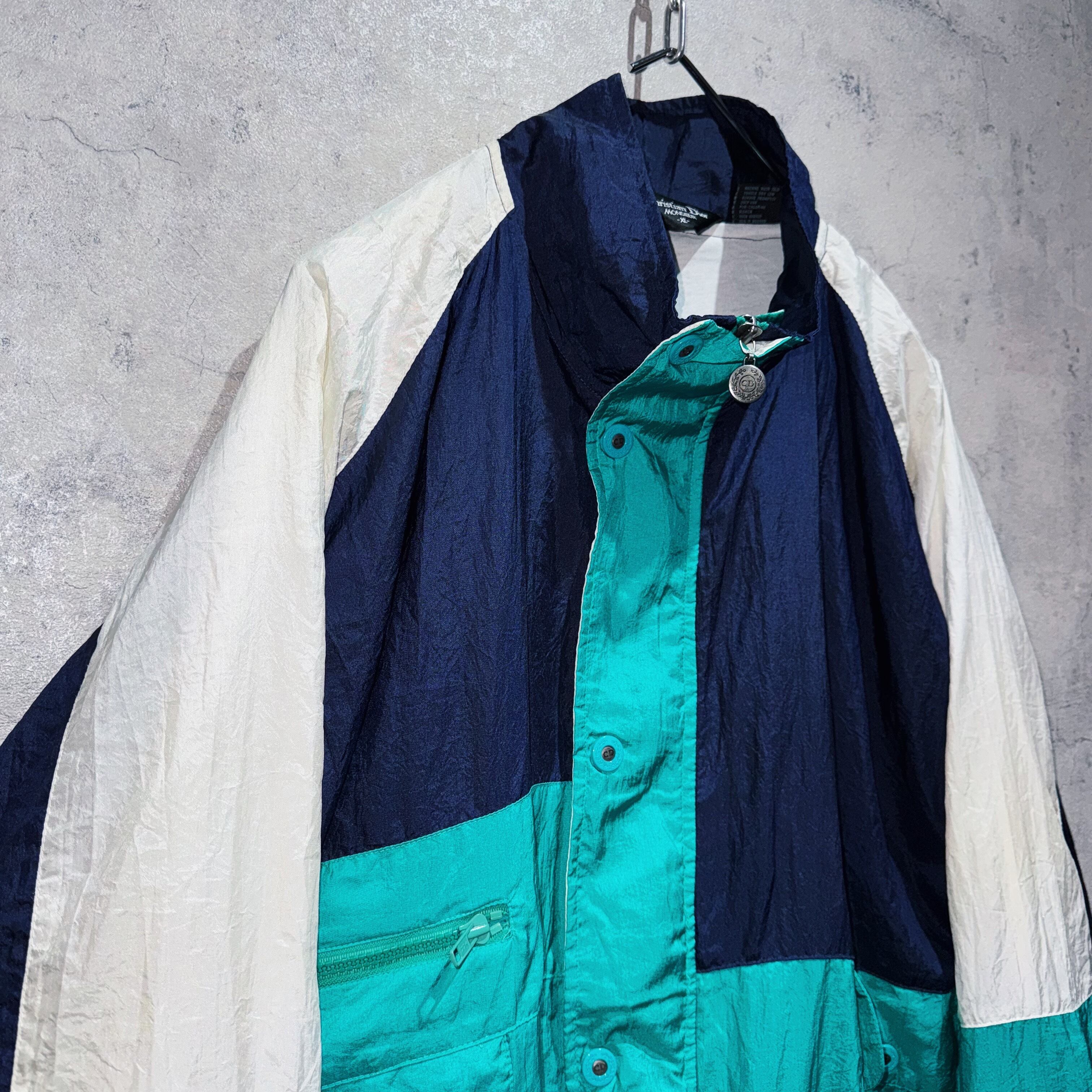80's”Christian Dior”brand logo zip design nylon jacket | ayne