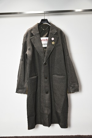 【25AW】MARTINE ROSE マーティンローズ / HALF&HALF OVERCOAT / オーバーコート