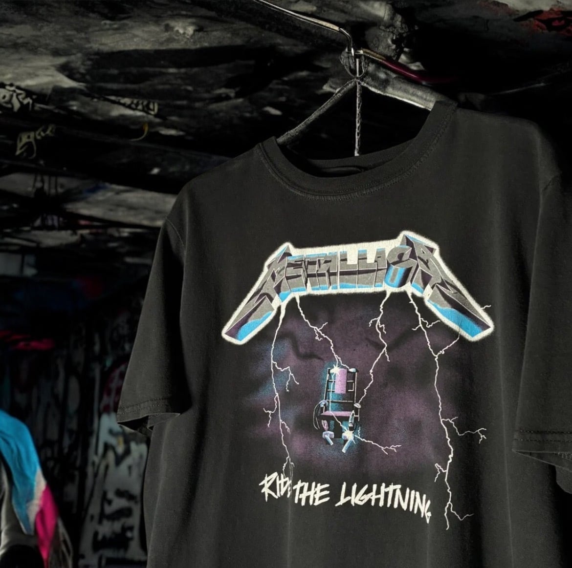 METALLICA RIDE THE LIGHTNING Band Tee メタリカ ライドザ