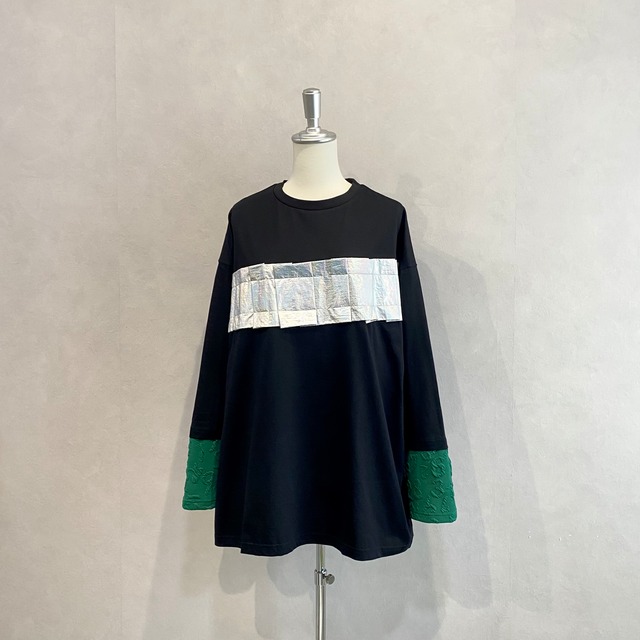 タリックフォールド tee / Black【unica】