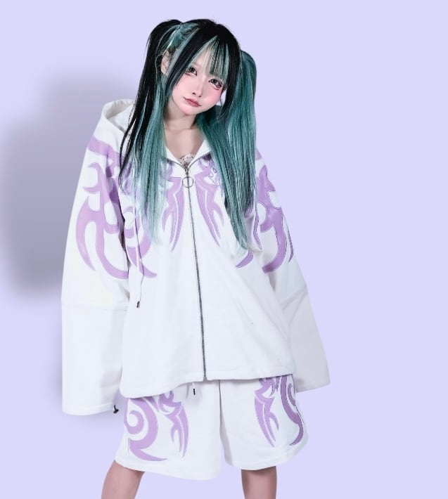 即納】「蹴威部族柄セットアップ」 | KRY clothing