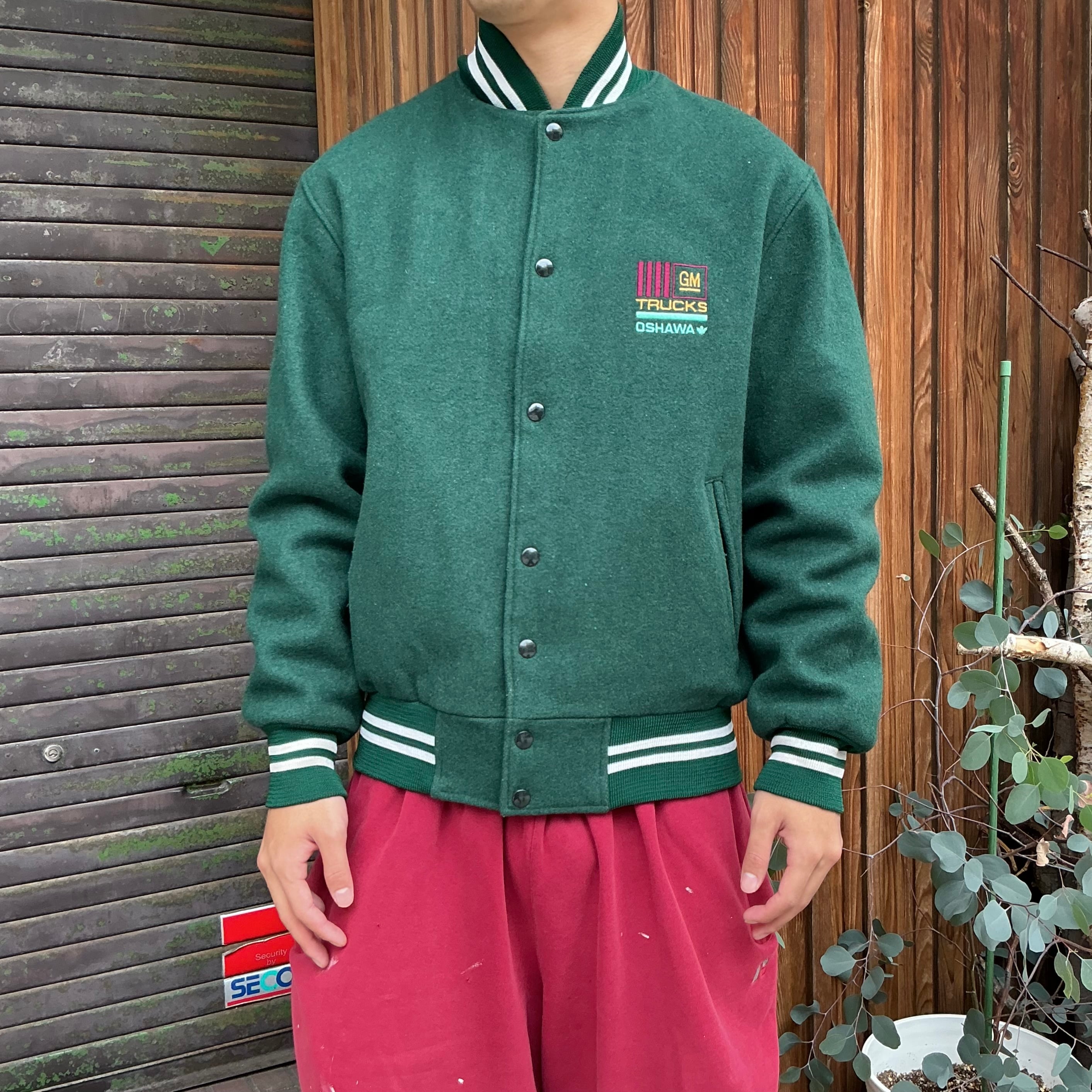 CANADA製 APOLLO スタジャン ブルゾン ウールジャケット 古着