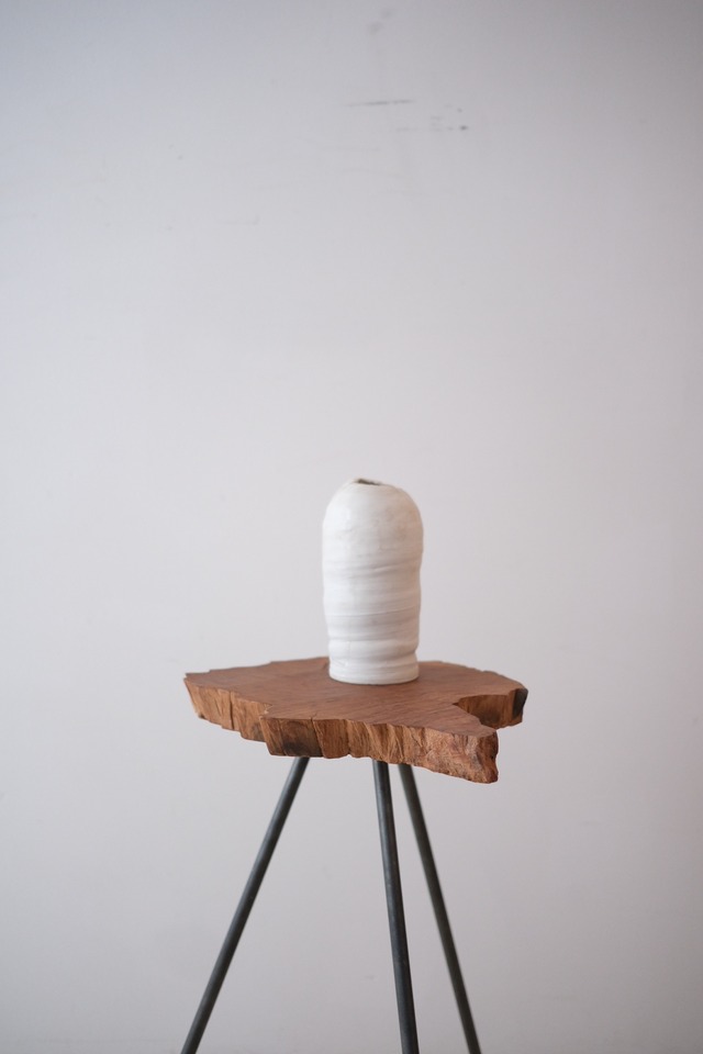 一枚板 Side table "欅" #007