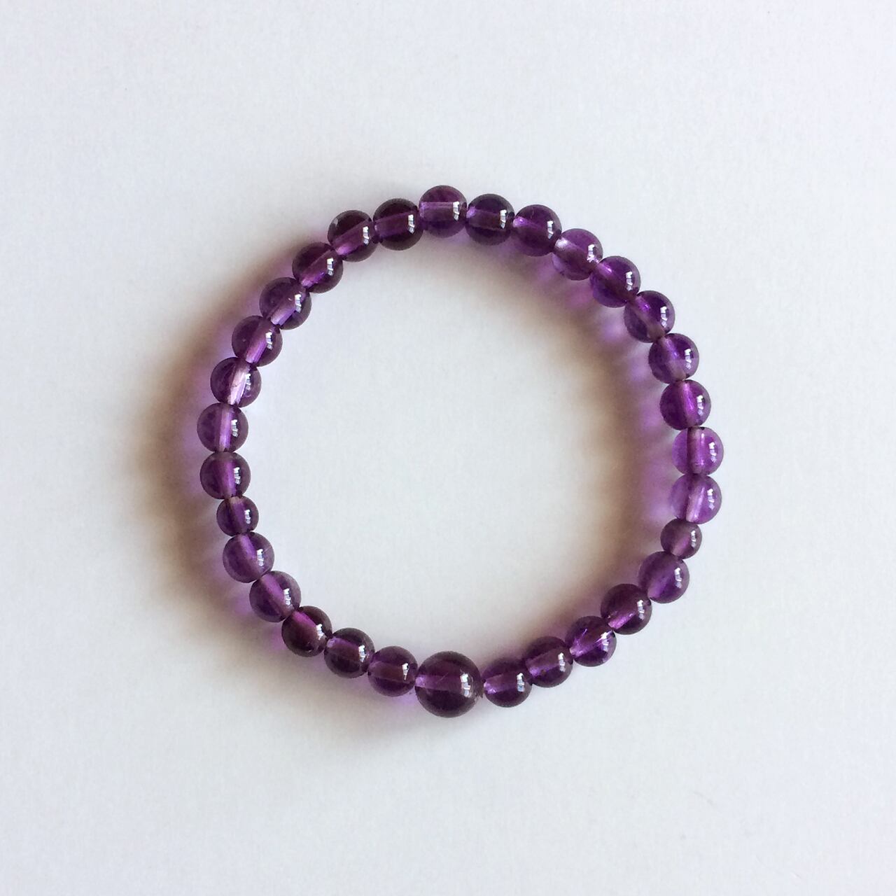 腕輪　ブレス　紫水晶　共仕立